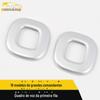 Adequado para Jeep 18 grande Commander fileira da frente moldura decorativa de voz commander grande controle central de voz círculo brilhante adesivo