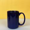 Taza de cerámica de 15 oz capacidad grande taza de cerámica de color exportación de comercio exterior recubrimiento de sublimación taza de agua