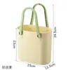 Nueva Bolsa de Playa Portátil para Almacenamiento, Bolsa de Natación, Cesta de Compras de Color Caramelo Engrosada y Profundizada, Bolsa para Camping al Aire Libre, Bolsa para Mascotas
