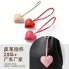 Bolsa con Correa de Mano Personalizada en Forma de Corazón, Colgante para Bolso, Cordón con Forma de Corazón, Llavero Trenzado, Accesorios para Ropa, Accesorios Decorativos