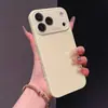 Funda de cristal con sensación de hielo adecuada para iPhone 17 PRO MAX, color sólido, ventana de visualización grande para la lente de la cámara, anticaída para Apple 16, 15