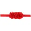 Nueva diadema para bebé europea y americana flor de gasa accesorios para el cabello de bebé al por mayor tres pequeñas de gasa 16 colores opcionales
