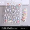 Calcomanía para Uñas Estéreo con Relieve de Flor Graffiti Estilo Japonés Lindo Calcomanía para Uñas Ins Infantil de Dibujos Animados Conejo Feliz DIY