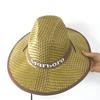 Sombrero de paja casual de ala grande para viajar, sombrero de sol para hombre, sombrero de paja de protección solar para hombre de verano, sombrero de sol, sombrero de vaquero, venta al por mayor