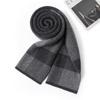 Bufanda de cachemir de alta calidad para hombre, invierno, cachemir nuevo, tejida, Joker, bufanda cálida, caja de regalo para hombre, generación de pelo