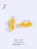 Color duradero no se decolora arena de Vietnam oro nueve ojos cuentas cruz diamante mortero colgante con agujero pasante accesorios diy collar cadena de suéter