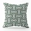 23 Primavera Nuevo Hogar Funda de Almohada Suave Cojín para Sofá Funda de Almohada con Patrón de Plantas y Flores Almohada de Cintura de Lino