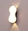 2024 creativa nueva lámpara de pared LED emisora de luz nórdica habitación dormitorio pared de fondo lámpara de pared impermeable exterior venta al por mayor