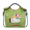 Bolsa Cubo Estilo Japonés Bordada Linda Perro Salchicha para Mujer Modelo Nuevo 2026 Bolsa para Teléfono para Ir al Trabajo Bolso de Hombro Único Cruzado