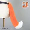 Faixa de Cabelo Lolita de Pelúcia Feita à Mão com Orelhas de Gato Acessórios de Cabelo Kc Headwear de Orelhas de Animal Grampo de Cabelo de Orelha de Raposa