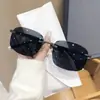 Nuevas Gafas de Sol de Gama Alta 2025 Populares en Douyin Sin Montura con Borde Cortado para Hombres Conductores Gafas de Sol para Conducir y Pescar