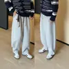 Calça Casual Fashion Pesada Perna Larga Estilo Preguiçoso Versátil Caimento Calça de Moletom Versátil Unissex Mesmo Estilo Novo Outono Solta