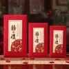 Envelopes de presente de casamento vermelhos em tamanhos grande, médio e pequeno, envelopes vermelhos especiais de casamento com o caractere "feliz" para lembrancinhas e contribuições de casamento