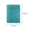 Nueva funda para tarjetas de color sólido de cuero funda para tarjetas de transferencia térmica sublimación impresión de funda para tarjetas material de funda para tarjetas de cuero PU al por mayor