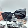 Gafas de Sol Polarizadas para Mujer de Alto Sentido Protección UV gm TR90 Placa Marco Grande Gafas Gafas para Hombres y Mujeres