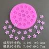 Molde de Flor de Cerezo Silicona Forma de Rosa Chocolate Azúcar Invertido Flor Pastel Decorativo Forma Herramientas para Hornear
