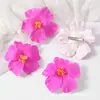 Cabeça de flor de frangipani artificial de EVA para férias havaianas, acessórios de adorno de cabeça feitos à mão DIY, acessórios de decoração para festas de fim de ano