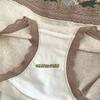 Ropa Interior de Algodón de Color para Mujer Estilo Japonés Cintura Media Talla Grande Estilo Francés con Encaje Algodón de Capa Amigable con la Piel Calzones de Cadera para Mujer