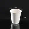 Copo Descartável 80 90 Calibre Fibra de Cana-de-Açúcar Tampa de Copo Biodegradável Copo de Café Ecológico Tampa de Papel de Polpa de Cana-de-Açúcar