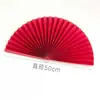Suprimentos Criativos para Casamento Origami DIY Leque de Origami Escultura em Papel Estilo Chinês Decoração de Flores para Corredor Enfeites Pendurados
