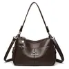 Nuevo bolso de mano para mujer 2026, bolso cruzado elegante y minimalista, textura clásica de cuero suave, gran capacidad, adecuado para ir al trabajo y uso casual