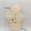 Pingente Decorativo de Jardim de Infância Layout de Parede do Corredor da Sala de Aula Criativo Feito à Mão DIY Educação Pré-Escolar Arranjo em Forma de Flor de Grafite