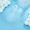 Corrente clavicular requintada e versátil, corrente versátil, colar de lantejoulas cintilantes para mulheres, design simples e de nicho, luxo leve e sensação de alta qualidade