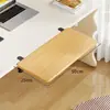 Tablero de extensión para escritorio, escritorio de oficina sin taladrar, organizador de escritorio expandible, plegable, ampliado y alargado, tablero de extensión con reposabrazos