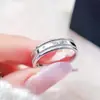 Anéis de Casal em Prata de Lei S925 para o Dia dos Namorados, Dia dos Namorados Chinês ou Presentes de Aniversário para Namorada