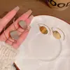 Pendientes Ovalados con Lentejuelas Estilo Minimalista para Mujer Diseño de Nicho Ganchos de Oreja de Alta Gama Accesorios para Orejas de Moda para el Viaje Diario Venta al por Mayor