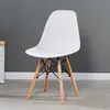 Cadeira Eames Moderna Simples Celebridade da Internet Cadeira com Encosto Cadeira para Mesa de Escritório Lazer Negociação Madeira Maciça Nórdica Cadeira de Jantar para Casa
