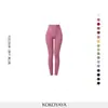 Pantalones de Yoga Pilates para Mujer Cintura Alta Sin Costuras Fitness Ajustados Leggings Melocotón Levanta Glúteos Tiburón