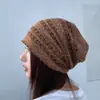 Gorro de Ganchillo Hecho a Mano con Flor, Gorro de Punto Hueco Holgado, Suéter Delgado para Mujer, Nuevo Verano 2025 para Adelgazar el Rostro