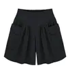 Europeo y Americano Verano Talla Grande Ropa de Mujer Talla Grande Gordo mm Pantalones Cortos de Pierna Ancha Mujer 100kg Hermana Versátil Pantalones Cortos Calientes Culottes Verano de Mujer