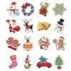 Pintura de Diamantes Transfronteriza Imán Magnético para Refrigerador Campana de Animal Navideño Decoración Hecha a Mano DIY Pegatina de Diamantes Personalizada