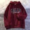 Sudadera con Capucha para Niños en Otoño e Invierno Forrada de Polar y Engrosada Tops Holgados para Parejas Estilo Perezoso Ins Marca de Moda Chaquetas Deportivas