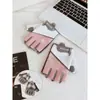 Luvas de Ciclismo de Verão, Luvas de Fitness, Luvas Esportivas, Luvas de Meio Dedo, Antiderrapantes, Silicone Anti-Calos com Almofada de Ar, Grau Profissional