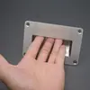 Fecho de gancho oculto em aço inoxidável 304 para armário de roupas em linha com puxador oculto puxador oculto para porta de correr invisível puxador puxador