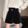 Populares online populares shorts com botas femininos outono e inverno 2023 novo agasalho cintura alta soltos perna larga calças calças de bota