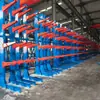 Estante colgante de servicio pesado de doble cara para almacenamiento con tubo de acero, estante con brazo de soporte personalizado no estándar y estante de tubo y perfil