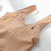Camisola Inalámbrica Personalizada de Otoño e Invierno para Ropa Exterior, Hermosa Correa Trasera con Almohadilla en el Pecho, Top Tubo para Niña Joven, Sujetador Envolvente de Diosa