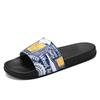 Sandalias de una sola línea para hombre, nuevas zapatillas de verano 2024, antideslizantes, informales, ligeras y de suela suave, para la playa.