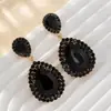 Moda Europea Pendiente de Gota de Agua de Alta Calidad Temperamento Exagerado Completo de Diamante Cristal Pendiente de Venta Caliente para Mujer Pendiente al por Mayor Pendiente Pendiente