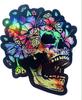Nuevo y creativo esqueleto de mariposa y rosa de acrílico para colgar en el coche, suministros para fiestas de Halloween, decoraciones para el hogar