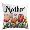Nuevo Tulipán de Primavera Gnomo Amazon Tk Funda de Almohada Impresa Oficina Dormitorio Funda de Almohada para Sofá