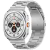 Adecuado para Samsung Galaxy Watch89 Correa de Metal de Acero Inoxidable de Tres Eslabones Estilo Negocio Correa para Samsung Ultra Watch