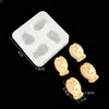Brinquedo Alimentício Narizinho Sanduíche Pizza Pata de Gato Rato Queijo Biscoito Silicone Macio Molde