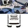 Adequado para kit de carroceria X7 Sport Edition G07 Black Warrior modelo 19-22, spoiler dianteiro, lip frontal, saias laterais de 4 seções, lip traseiro, teto