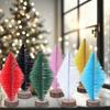 Decoración navideña de Amazon, árbol de Navidad pequeño, micropaisaje navideño, árbol pequeño de diamantes, mini adornos de agujas de pino.