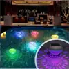Luz flutuante movida a energia solar que muda de cor para jardins externos, piscinas, lagos de peixes, iluminação de ambiente, brinquedos de banho para crianças e brinquedos para animais de estimação